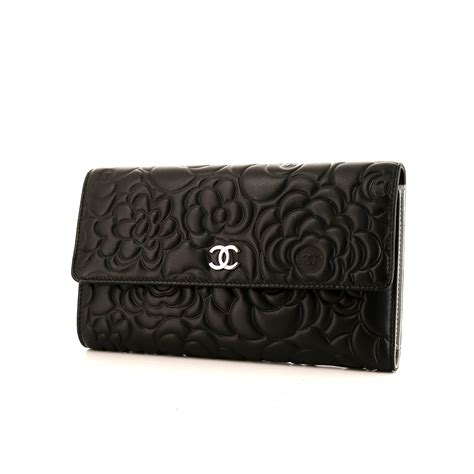 pochette chanel pelle fiori camelia|Bags .